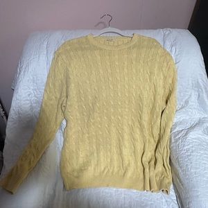 Heavy yellow sweater